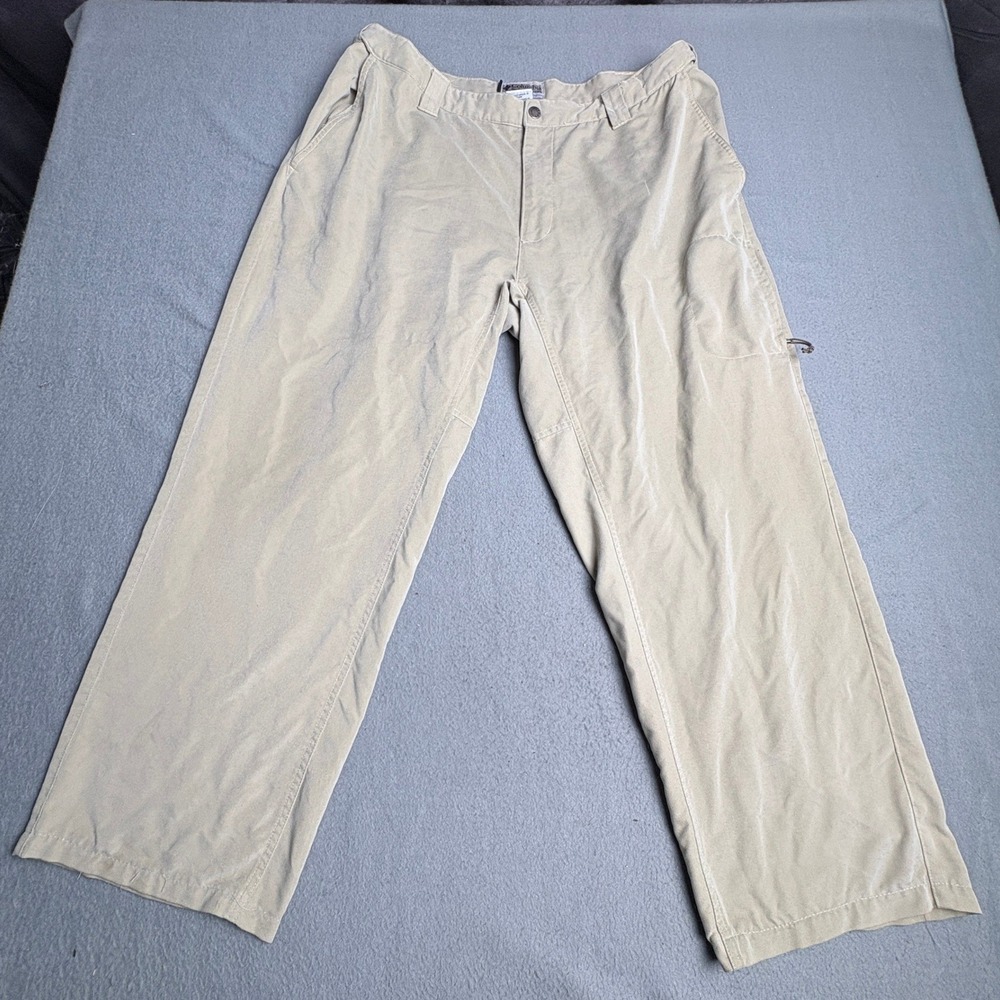 Columbia‎ Sportswear GRT Mens Hiking Pants Tan Straight Leg Size 40 TM8006